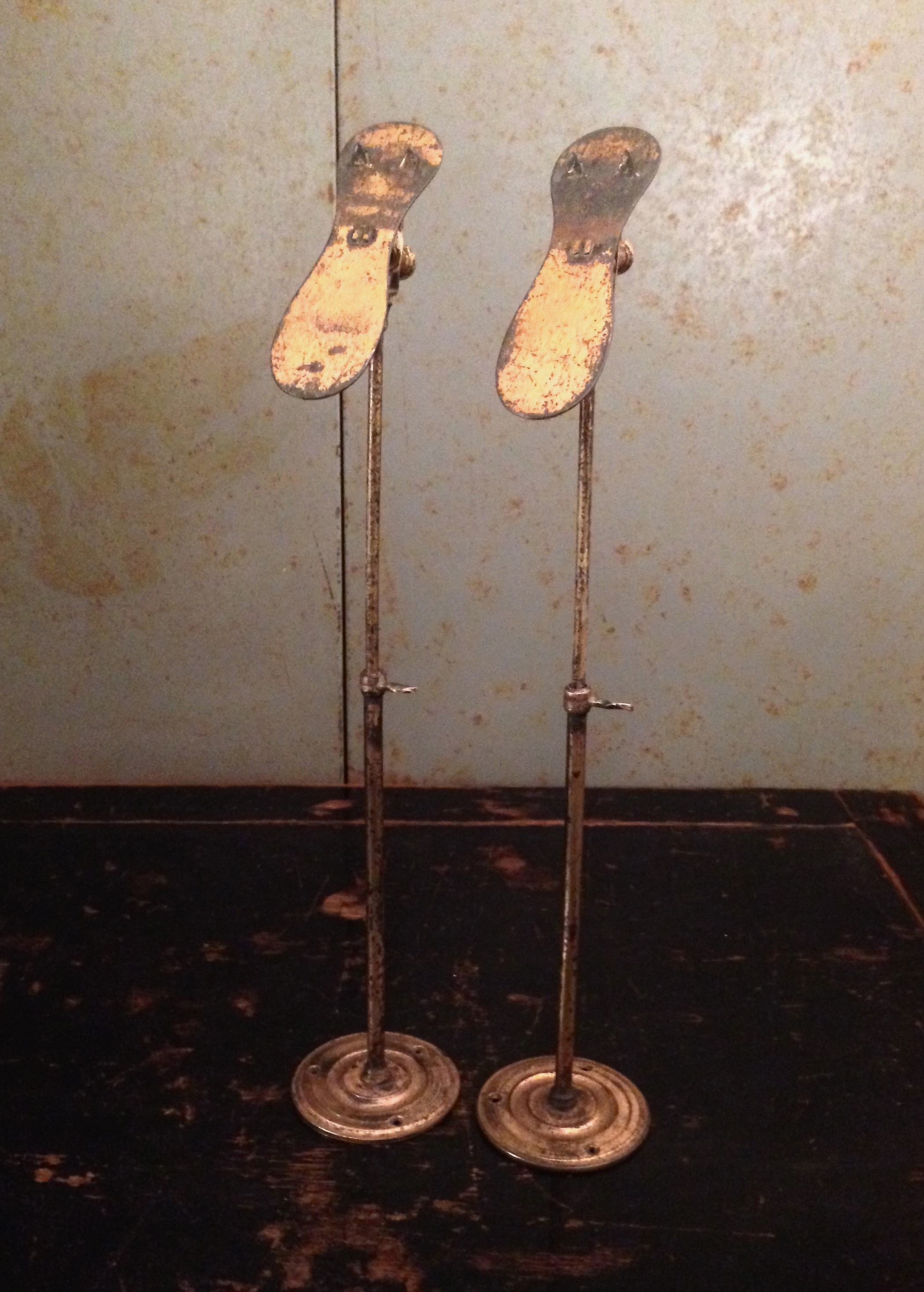 Brass Shoe Display Stands Artistic Industrial Part 1
